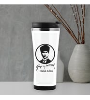 İsme Özel Atatürk Mug (Beyaz)