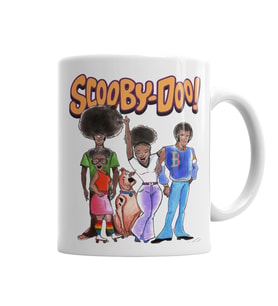 Afro Scooby Exclusıva Do Canario Bastardo Kupa Bardak Porselen