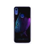 Baby Groot Tasarım Süper Şeffaf Silikon Telefon Kılıfı Huawei Honor 8A 