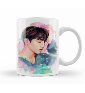 Bts Jungkook Fanart Kupa Bardak Porselen