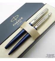 Parker Jotter Mavi CT Dolma Kalem + Tükenmez Kalem Set  Parker Kalem  İsme Özel Kalem  Hediyelik Kalem