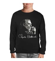 Charles Bukowski Siyah Çocuk Sweatshirt