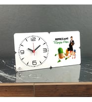Reprezant Ahşap Masa Saati