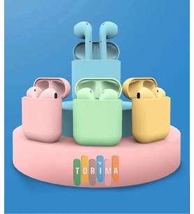 İnpods 12 Bluetooth Kablosuz Kulaklık V5.0 Stereo Mat Pembe