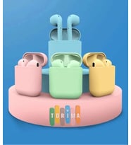 İnpods 12 Bluetooth Kablosuz Kulaklık V5.0 Stereo Mat  Pembe