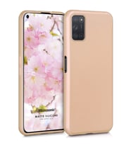 Microsonic Matte Silicone Oppo A72 Kılıf Gold
