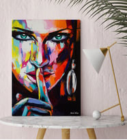 BK Gift Kişiye Özel Modern Soyut Kanvas Tablo 30x50cm 11