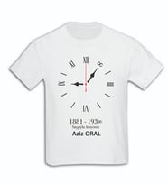 Kişiye Özel 10 Kasım Tasarımlı Erkek Tişört