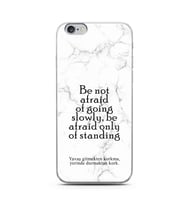 Iphone 6s Beyaz Mermer Söz Tasarımlı Telefon Kılıfı