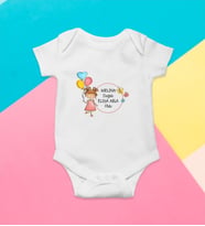 İstedğiniz Yazıyla Tasarım Kişiye Özel Bebek Body Zıbın Yeni Yıl