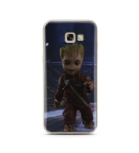 Baby Groot Tasarım Süper Şeffaf Silikon Telefon Kılıfı Samsung A5 (2017)