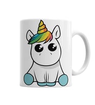 Bebek Unicorn Kupa Bardak Porselen