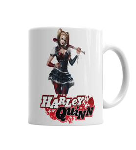 Harley Quinn Batman Kupa  Bardak Porselen