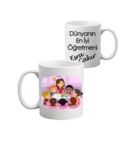Öğretmenler Günü Hediyesi - Anaokulu Öğretmeni İsimli Kupa Bardak