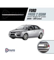 Ford Focus 2 Krom Bagaj Alt Çıtası 2005-2011 Arası P.Çelik SEDAN