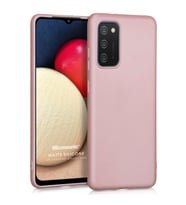 Microsonic Matte Silicone Samsung Galaxy A02s Kılıf Rose Gold