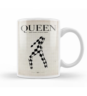 Queen Freddie Mercury    Kupa   Bardak Porselen