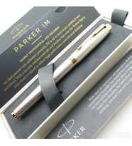 Parker IM Premium Saten Altın Roller Kalem İsme Özel Kalem