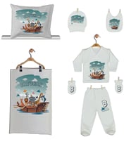 Pia Baby Gl 1947-06 İsme Özel Yastık Battaniye Zıbın Set