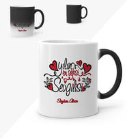 BK Gift Kişiye Özel Yılın En Seksi Sevgilisi Sihirli Kupa Bardak