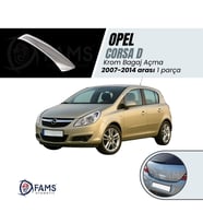 Opel Corsa D Krom Bagaj Açma 2006-2014 Arası Paslanmaz Çelik