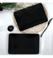 Keramika Mat Siyah Siera Kayık Tabak 31 Cm 2 Adet