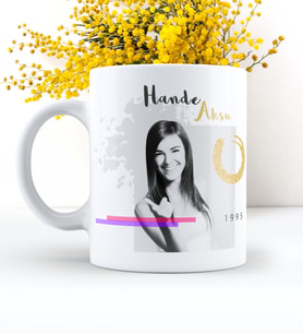 BK Gift Kişiye Özel Fotoğraflı Beyaz Kupa Bardak - 5