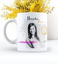 BK Gift Kişiye Özel Fotoğraflı Beyaz Kupa Bardak - 5