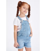 DeFacto Kız Çocuk Kısa Jean Tulum M8262A620SP (Mavi)