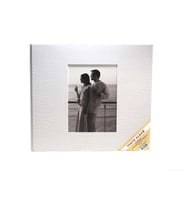 10x15cm 600'lük Klasör Tipi Deri Fotoğraf Albümü "Beyaz"