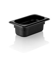 Plastport Kırılmaz Gastronom Küvet - Siyah 1/9-65 (Siyah-Gri)