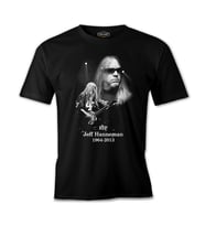 Jeff Hanneman - RIP Siyah Erkek Tshirt