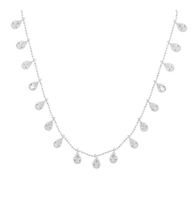 damlalı zirkon taşlı kolye SGTL4017