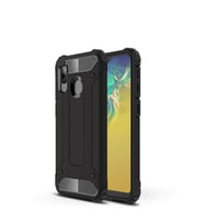 Galaxy A20E Armor Hybrid Ultra Koruma Kamera Korumalı Zırh Kılıf (Siyah)