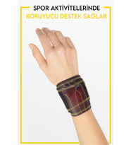 MORSA CYBERG® El Bilekliği STANDART BEDEN (Siyah)