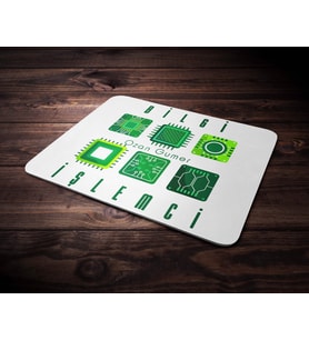 Kişiye Özel Bilgi İşlem Tasarımlı Mouse Pad (Renksiz)