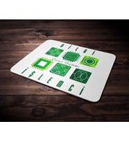 Kişiye Özel Bilgi İşlem Tasarımlı Mouse Pad (Renksiz)