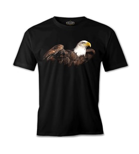 Kartal 2 Siyah Erkek Tshirt