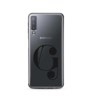 Samsung A7 (2018) Harf Tasarımlı Telefon Kılıfı G-Harfi 