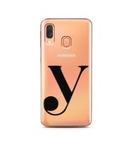 Samsung A40 Harf Tasarımlı Telefon Kılıfı Y-Harfi 