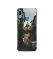 Galata Tasarımlı Süper Şeffaf Silikon Telefon Kılıfı Huawei Y6 Prime (2019)
