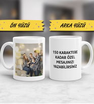 Fotoğraflı ve Yazılı Resimli Kupa Bardak Doğum Günü Hediyesi Sevgiliye Hediye Anneye Babaya Ablaya Abiye Kız Kardeşe Erkek Kardeşe Arkadaşa Sevgiliye Hediye Yıl Dönümü Hediyesi