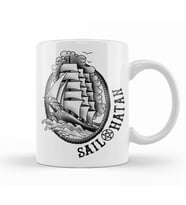 Satan Sail Hatan Kupa Bardak Porselen