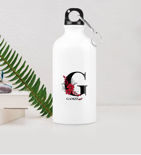 BK Gift Kişiye Özel G Baş Harf Ve İsimli Metal Suluk 500 Ml