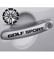 Golf Sport Kapı Kolu Sport Sticker Yapıştırma 8 Adet