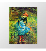Arty Tablo Sopalı Küçük Çoban Kız, 1881 Tablo (Karışık)