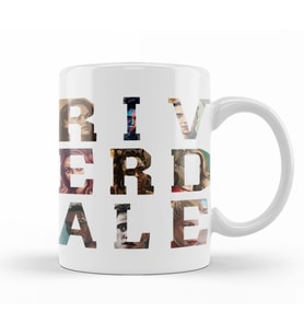 Riverdale Letter Portraits Kupa Bardak Porselen