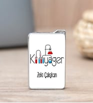 Kimyager İsme Özel Çakmak