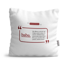 BK Gift Kişiye Özel Baba Dekoratif Yastık  1