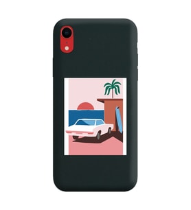 Siyah Lansman Telefon Kılıfı Iphone XR